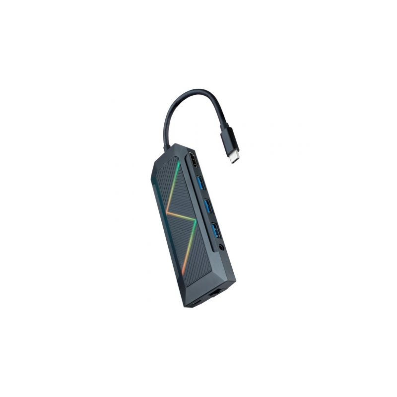Docking USB Tipo-C Nanocable 10.16.0901/ 3xUSB/ 1xUSB Tipo-C PD/ 1xHDM