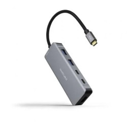 Docking Tipo-C Nanocable 10.16.1006/ 2xUSB/ 1xHDMI 4K/ 2xUSB Tipo-C/ 1