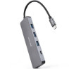 Hub USB Tipo-C Nanocable 10.16.4409/ 3xUSB/ 1xUSB Tipo-C/ Gr | APLIUM