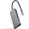 Docking Tipo-C Nanocable 10.16.4609/ 3xUSB/ 1xHDMI 4K/ 1xRJ4 | APLIUM