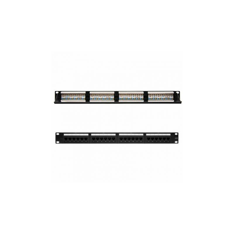 Patch Panel Nanocable 10.21.3124/ 24 Puertos/ Cat.6/ Altura 1U
