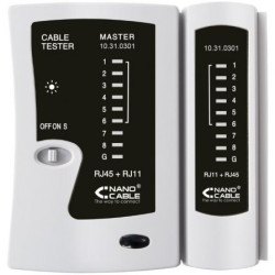 Tester Nanocable 10.31.0301 para RJ11-RJ12-RJ45 | APLIUM