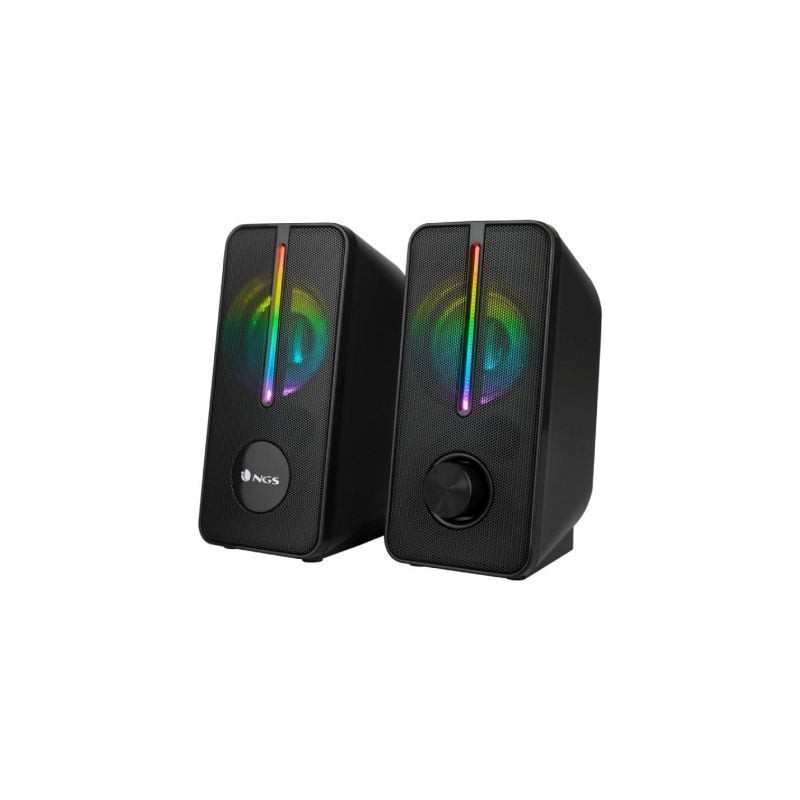Altavoces NGS GSX-150/ 12W/ 2.0/ Negros