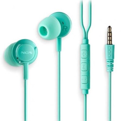 Auriculares Intrauditivos NGS Cross Drift/ con Micrófono/ Jack 3.5/ Ve