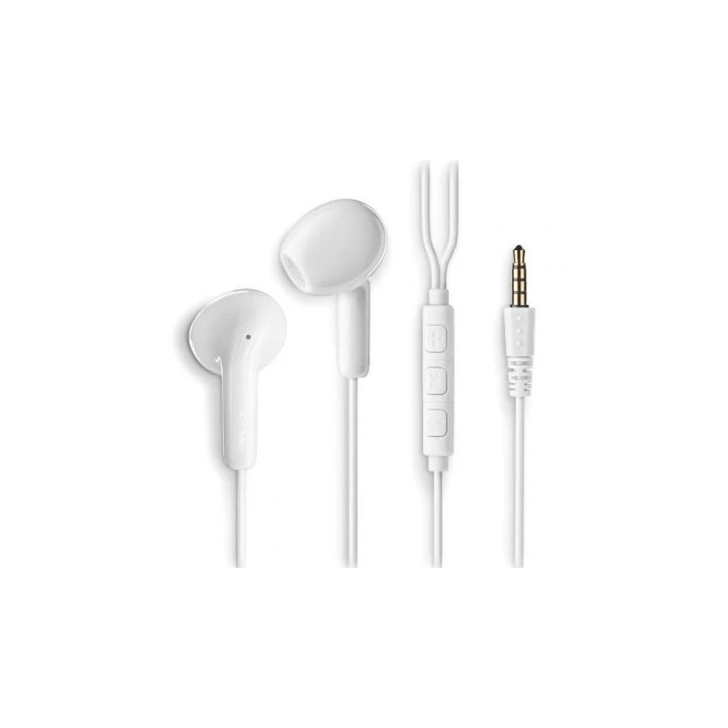 Auriculares Intrauditivos NGS Cross Flip/ con Micrófono/ Jack 3.5/ Bla