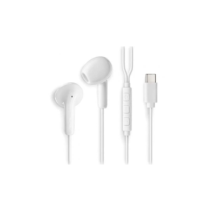 Auriculares Intrauditivos NGS Cross Glide/ con Micrófono/ USB Tipo-C/