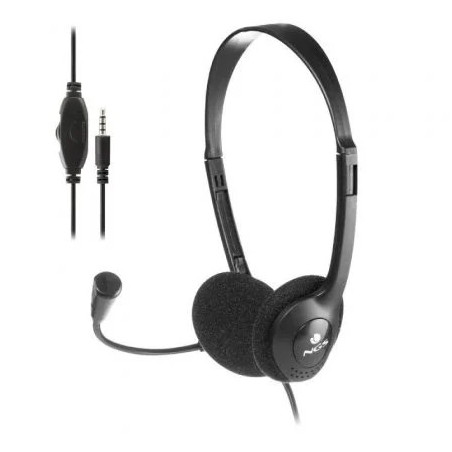 Auriculares NGS MS103 MAX/ con Micrófono/ Jack 3.5/ Negros | APLIUM