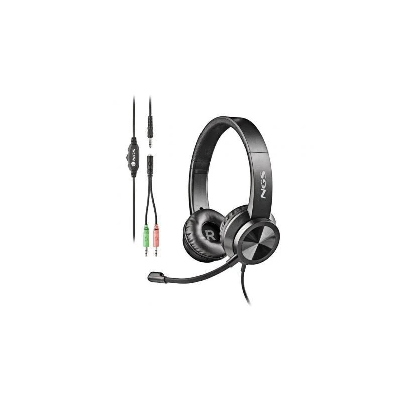 Auriculares NGS MSX 11 Pro/ con Micrófono/ Jack 3.5/ Negros