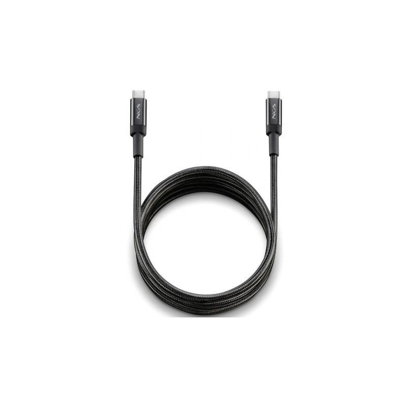 Cable USB 2.0 Tipo-C NGS KNOT/ USB Tipo-C Macho - USB Tipo-C Macho/ Ha