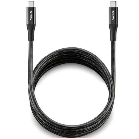 Cable USB 4.0 Tipo-C NGS KNOT/ USB Tipo-C Macho - USB Tipo-C Macho/ Ha
