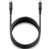 Cable USB 4.0 Tipo-C NGS KNOT/ USB Tipo-C Macho - USB Tipo-C Macho/ Ha