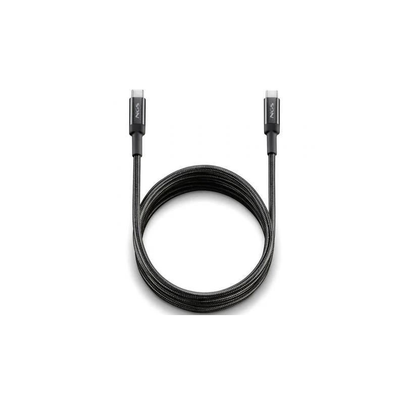 Cable USB 2.0 Tipo-C NGS KNOT/ USB Tipo-C Macho - USB Tipo-C Macho/ Ha