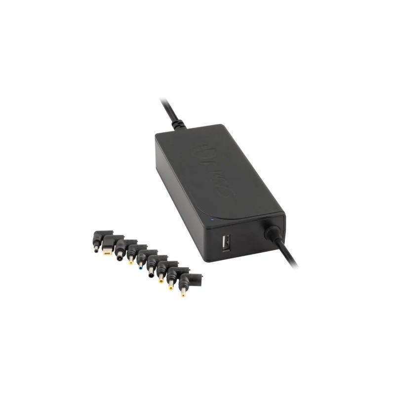 Cargador de Portátil NGS W-70W/ 1xUSB/ 70W/ Automático/ 9 Conectores/