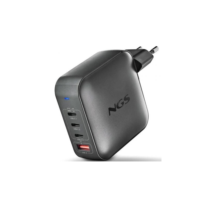 Cargador de Portátil GaN NGS BUD 165W/ 165W/ Automático/ Voltaje 5-21V