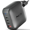 Cargador de Portátil GaN NGS BUD 165W/ 165W/ Automático/ Voltaje 5-21V