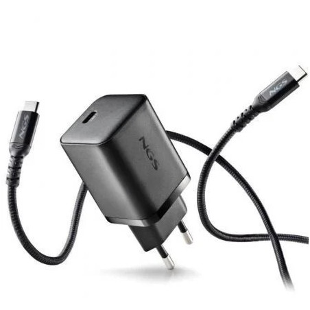 Cargador de Pared GaN NGS Bud 65W/ 1xUSB Tipo-C/ 65W