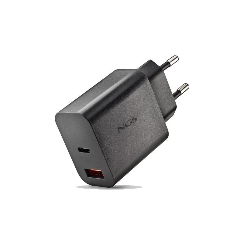 Cargador de Pared GaN NGS Era 30W/ 1xUSB Tipo-C/ 1xUSB/ 30W