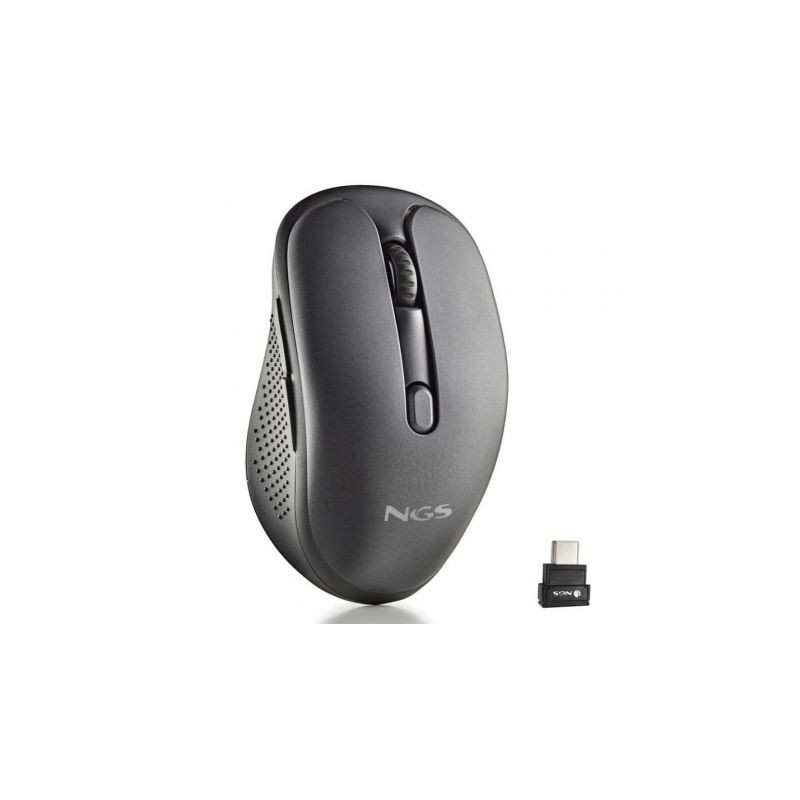 Ratón Inalámbrico NGS Evo Mix silencioso/ Batería recargable/ Hasta 32