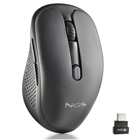 Ratón Inalámbrico NGS Evo Mix silencioso/ Batería recargable/ Hasta 32