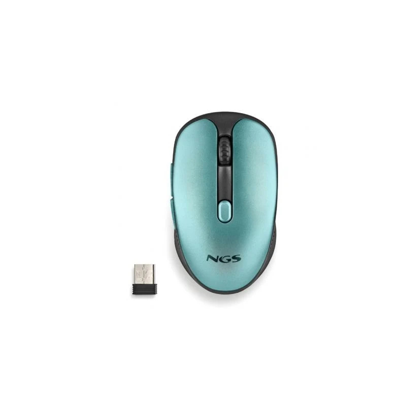 Ratón Inalámbrico NGS Evo Rust/ Batería recargable/ Hasta 1600 DPI/ Ve