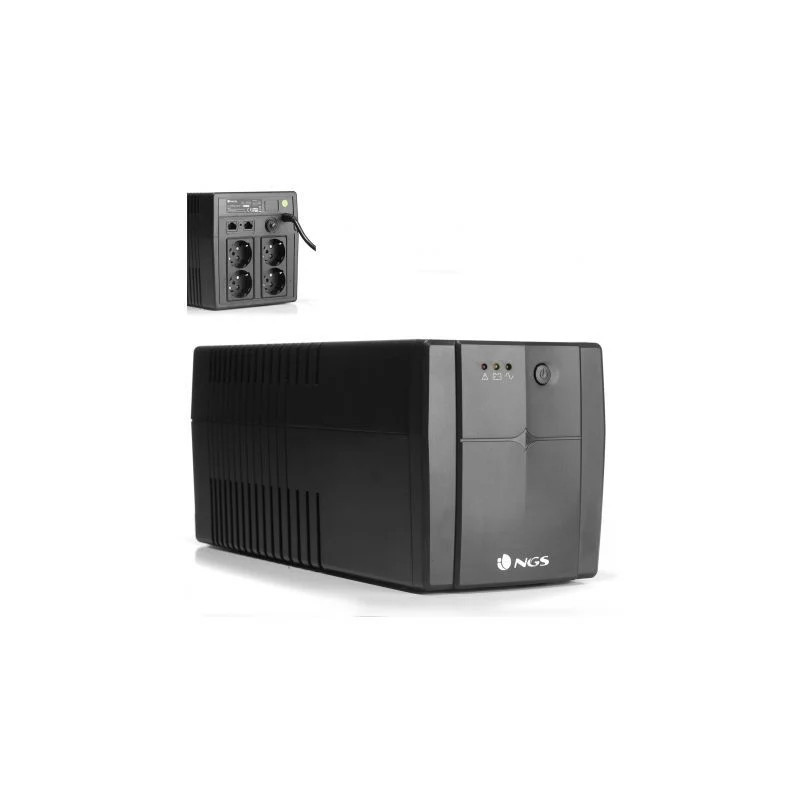 SAI Offline NGS Fortress 1500 V2/ 1200VA-720W/ 4 Salidas/ Formato Torr