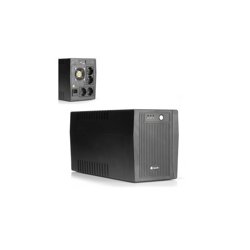 SAI Offline NGS Fortress 2000 V2/ 1500VA-900W/ 4 Salidas/ Formato Torr