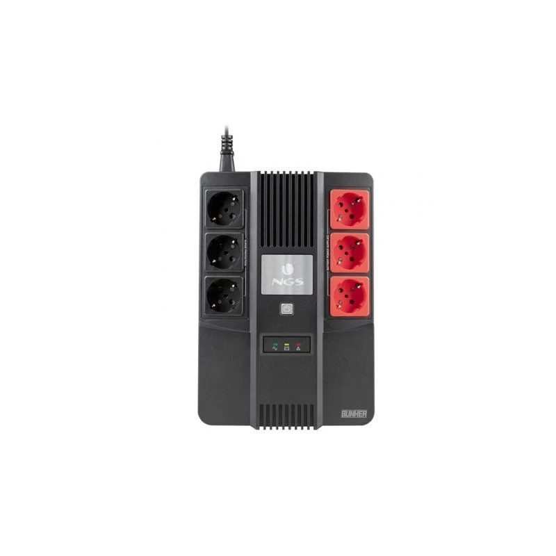 SAI Offline NGS Fortress Bunker/ 600VA-360W/ 6 Salidas/ Formato Bloque