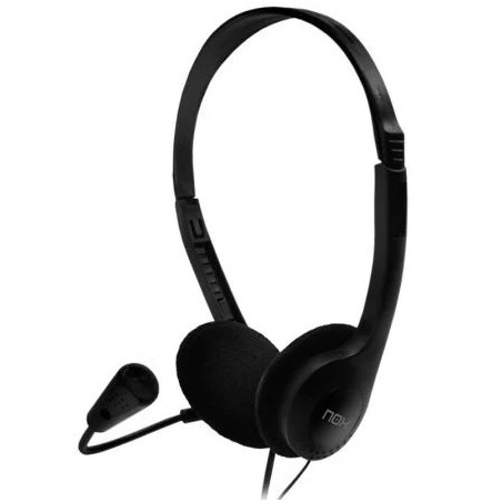 Auriculares Nox Voice One/ con Micrófono/ Jack 3.5/ Negros | APLIUM