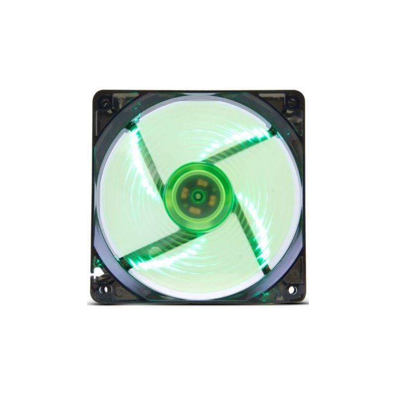 Ventilador Nox Coolfan 120 LED/ 12cm/ Verde | APLIUM