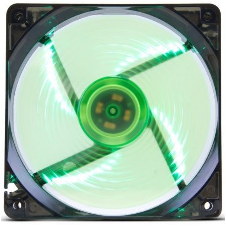 Ventilador Nox Coolfan 120 LED/ 12cm/ Verde | APLIUM