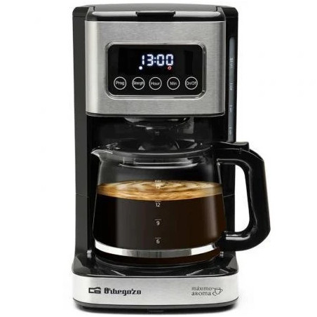 Cafetera de Goteo Orbegozo CG 6015/ 15 Tazas/ Negra