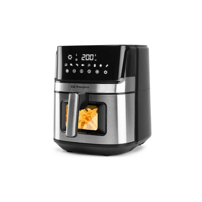 Freidora por Aire Airfryer / Sin Aceite Orbegozo FDR 6520/ 1700W/ Capa