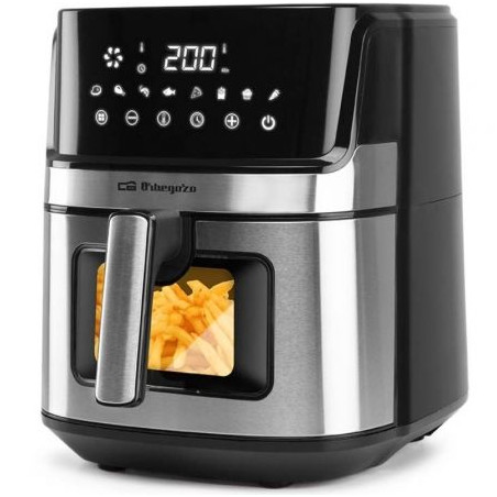 Freidora por Aire Airfryer / Sin Aceite Orbegozo FDR 6520/ 1700W/ Capa