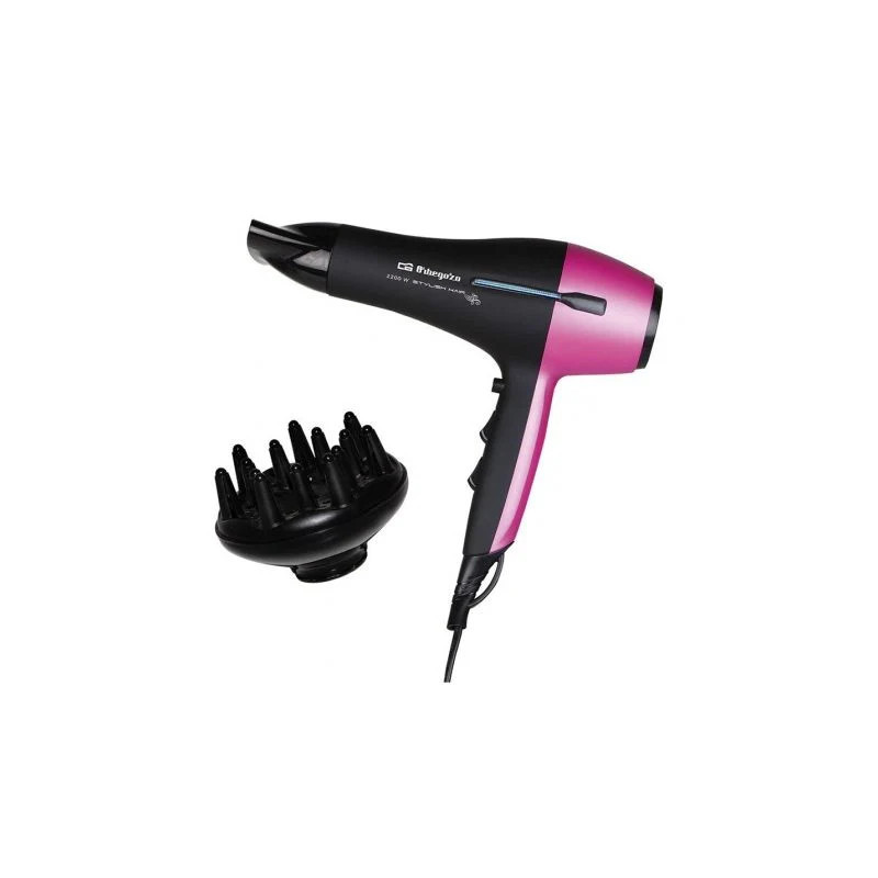 Secador Orbegozo SE 2320/ 2200W/ Negro y Lila