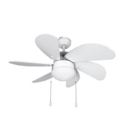 Ventilador de Techo Orbegozo CP 15076 B/ 50W/ 6 Aspas 80cm/ 3 velocida