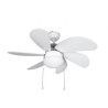 Ventilador de Techo Orbegozo CP 15076 B/ 50W/ 6 Aspas 80cm/ 3 velocida