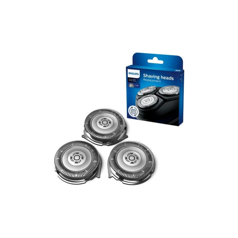 Cabezal de Reemplazo para Afeitadora Eléctrica Philips Series 3000 y 1