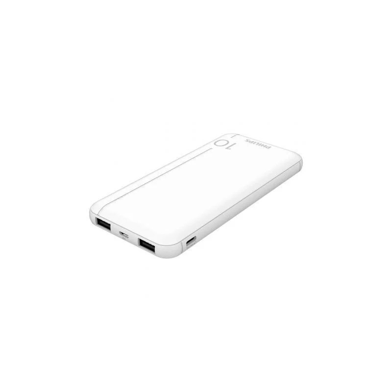 Powerbank 10000mAh Philips DLP1810NW/62/ Blanca | APLIUM