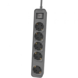 Regleta con Interruptor Philips CHP2154G/12 5 Tomas de corriente/ Cabl