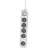 Regleta con Interruptor Philips CHP2154W/12/ 5 Tomas de corriente/ Cab