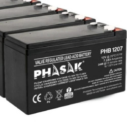 Batería Phasak PHB 1207 compatible con SAI/UPS PHASAK según | APLIUM