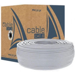 Bobina de Cable RJ45 UTP Phasak PHR 6100 Cat.6/ 100m | APLIUM