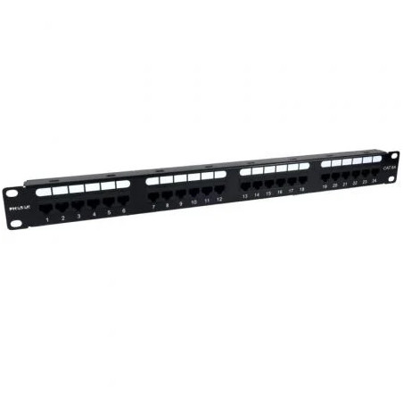 Patch Panel Phasak PU 2421/ 24 Puertos/ Cat.6A/ Altura 1U