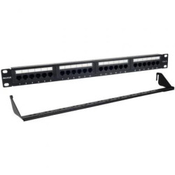 Patch Panel Phasak PU 2424/ 24 Puertos/ Cat.6/ Altura 1U/ Gestión de C