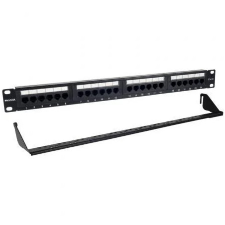 Patch Panel Phasak PU 2424/ 24 Puertos/ Cat.6/ Altura 1U/ Gestión de C
