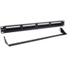 Patch Panel Phasak PU 2424/ 24 Puertos/ Cat.6/ Altura 1U/ Gestión de C