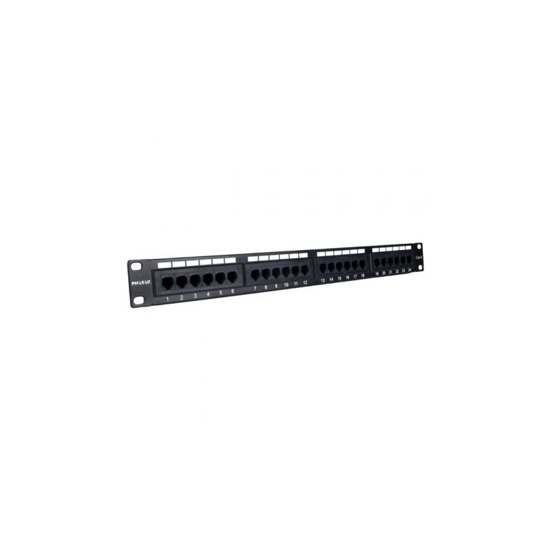 Patch Panel Phasak PU 2971/ 24 Puertos/ Cat.6A/ Altura 1U