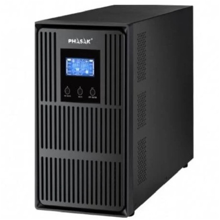 SAI Online Phasak Conqueror Pro 3000 VA Online LCD/ 3000VA-2700W/ 3 Sa