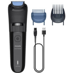 Cortabarbas Philips Beardtrimmer series 3000 BT3620/15/ con Batería/ 5