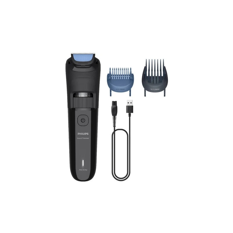 Cortabarbas Philips Beardtrimmer series 3000 BT3620/15/ con Batería/ 5